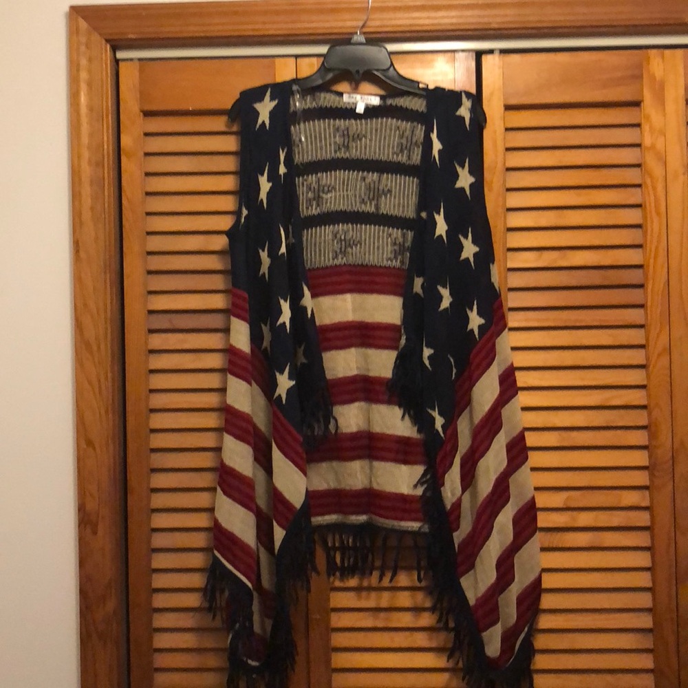 American Flag Cardigan